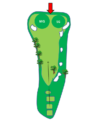 Hole 12 コースマップ