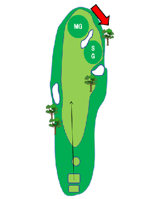 Hole 5 コースマップ