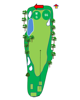 Hole 3 コースマップ